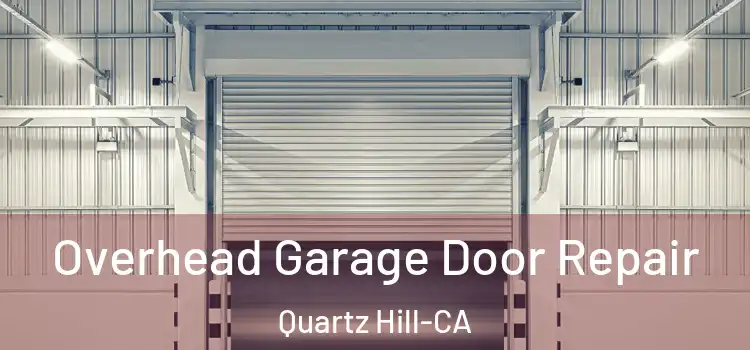  Overhead Garage Door Repair Quartz Hill-CA